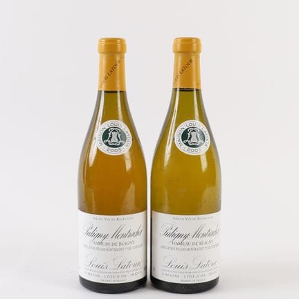 2 bottiglie di PULIGNY MONTRACHET 2005
Frazione di