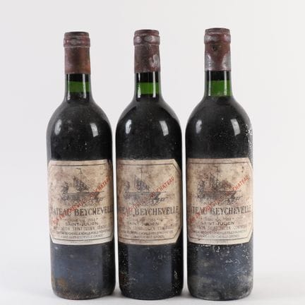3 bottiglie di CHÂTEAU BEYCHEVELLE 1984
Saint Juli