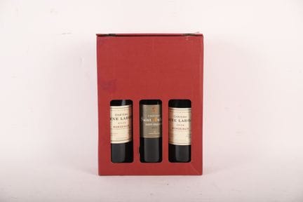 COFFRET 3 Btls including
-Château Saint Hubert Sai