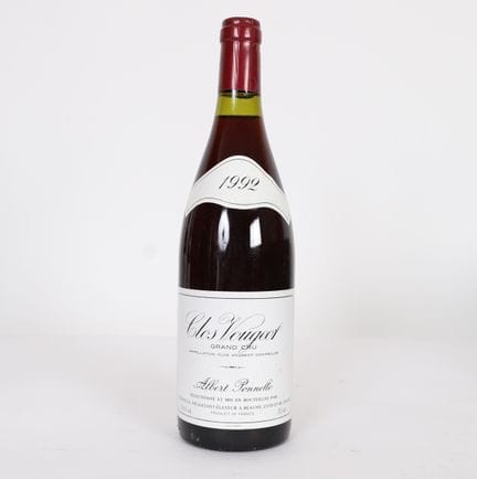 1 btl clos vougeot, grand cru 1992
Appellation clo