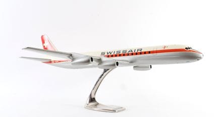 AEREO DC-8 SWISSAIR HB-IDA 
Modello di agenzia in 
