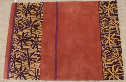 塞尔日·勒萨日（Serge LE SAGE）设计的现代地毯“KIMONO MANGUE”（20世纪）