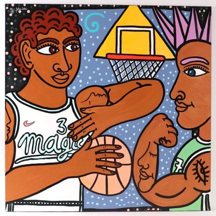 QUADRO "MAGIC BASKET" di Guillaume CAVALIER (1994)