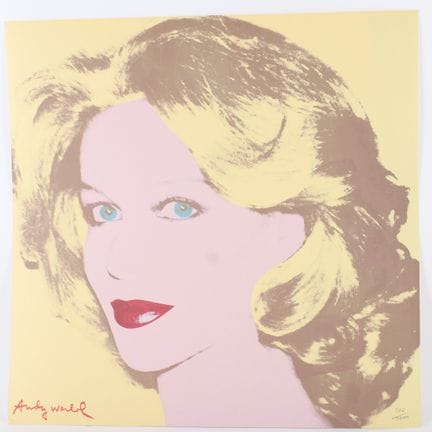 根据安迪·沃霍尔（Andy WARHOL，1928-1987）的石版画《LYNN WYATT》制作
