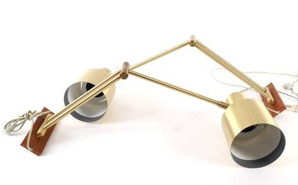 Jo HAMMERBORG (1920-1982)
Paire de Lampes murale H