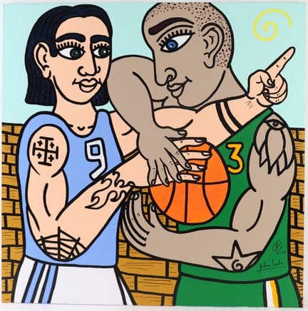 QUADRO "BASKETTEURS" di Guillaume CAVALIER (1994)
