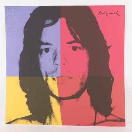 根据安迪·沃霍尔（Andy WARHOL，1928-1987）的石版画《米克·贾格尔》创作
作品在版