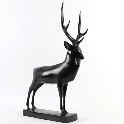 SCULTURA IN BRONZO "CERVO" di François POMPON (185