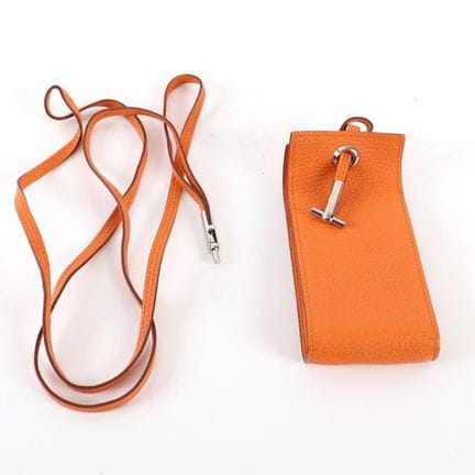 ETUI PLANET HERMÈS EN CUIR ORANGE
Etui "Planet" en