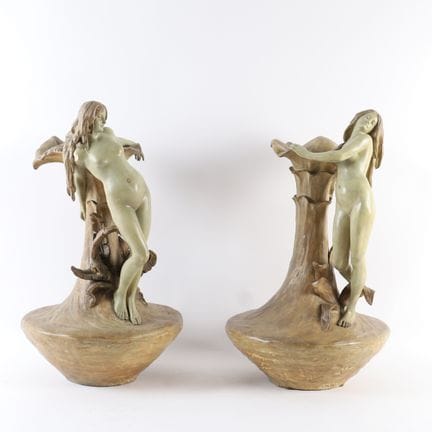 COPPIA DI VASI SOLIFLORI “VASI DELLE NINFE” di E. 