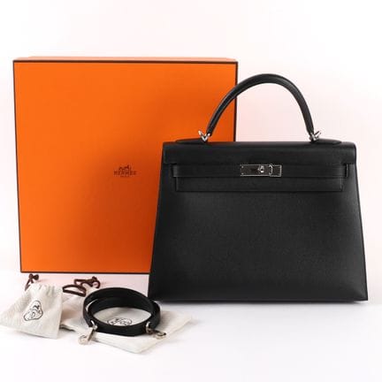 SAC KELLY HERMÈS EN CUIR NOIR
Sac Hermès, état neu
