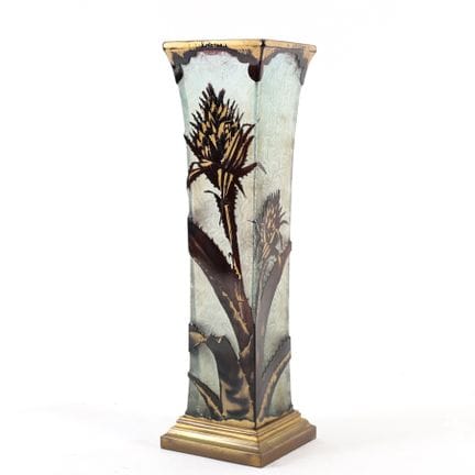 TRICHTERFÖRMIGE VASE „CHARDON“ VON BACCARAT, ENDE 