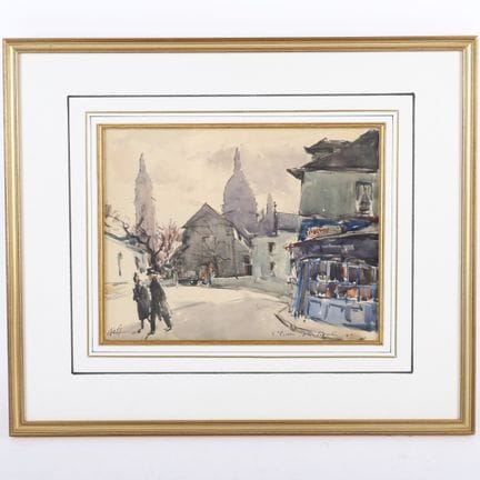 DIPINTO "SAINT PIERRE MONTMARTRE", scuola francese
