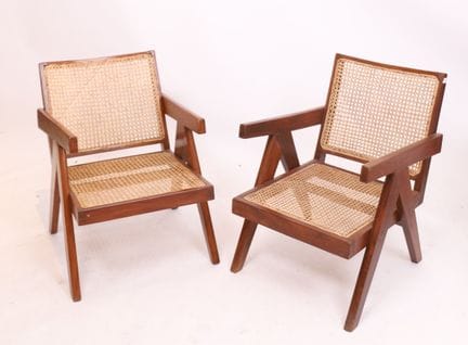 PIERRE JEANNERET (1896-1967)
Set di due "Easy Cane