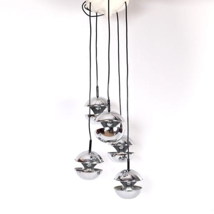 SPACE AGE KAISER LEUCHTEN PLAFONNIER 1970 
Lampe d