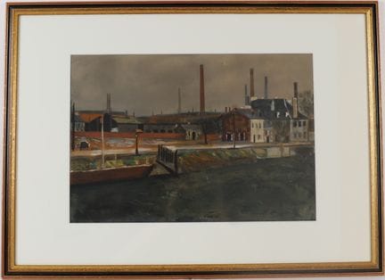 QUADRO "CANAL SAINT DENIS 1908" ispirato a UTRILLO