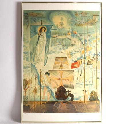 取材于萨尔瓦多-达利（1904-1989 年）的石版画《LA DÉCOUVERTE DE L'AMÉ