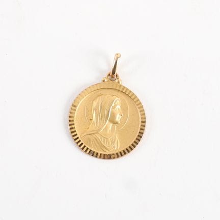 GOLD "BLESSED VIRGIN" MEDALS
9K yellow gold medal,