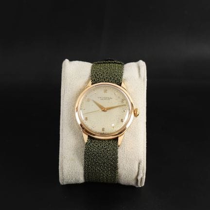 UNIVERSAL
Yellow gold watch band, 750 MM, mechanic