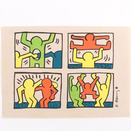 作品《POP SHOP QUAD I》，灵感源自基思·哈林（Keith Haring，1958-19