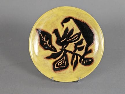 Jean LURCAT (1892-1966) Sant-Vicens
Assiette en cé