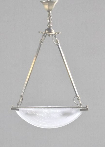 SABINO, attribuito a
Lampadario in ottone e vetro 