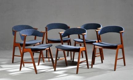 KORUP STOLEFABRIK
Set di 7 sedie modello 32 in tea