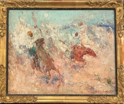 Édouard VERSCHAFFELT (1874-1955)
Fantasia, cavalie