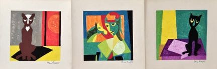 Mara RUCKI (1920-2022)
Tête et chevaux, le chat
Tr