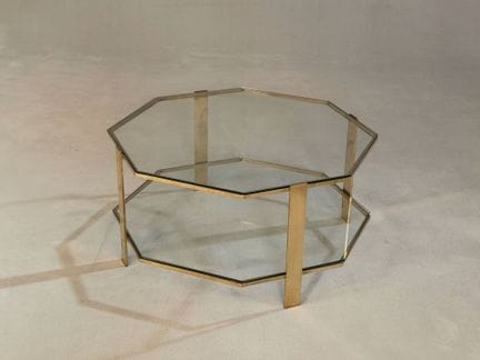 Jacques QUINET (1918-1992)
Tavolino in bronzo luci