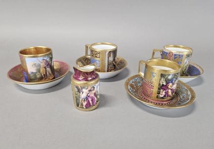 Vieux Saxe, Style de Vienne et Meissen
Suite de qu