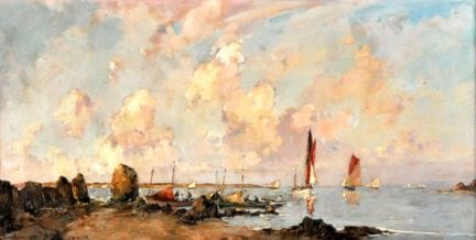 Ernest Germain VAUTHRIN (1878-1949)
Paysage côtier