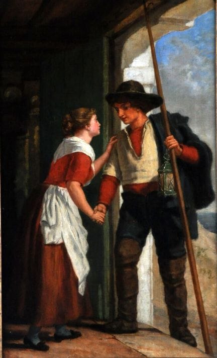 Eugène François DE BLOCK (1812-1893)
Le départ et 