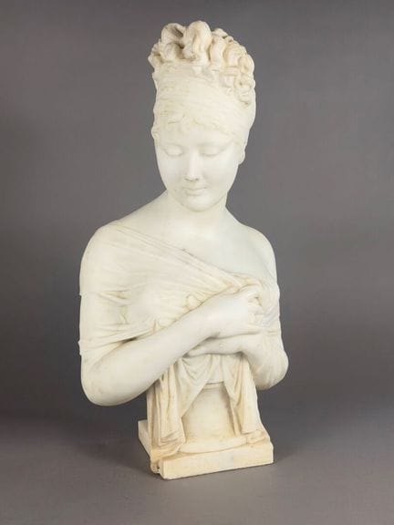 D'après Joseph CHINARD
Madame Récamier
Buste en ma