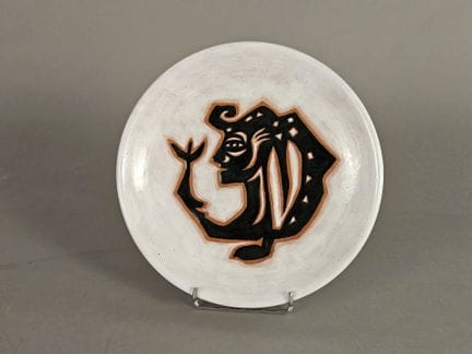 Jean LURCAT (1892-1966) Sant-Vicens
Assiette en cé
