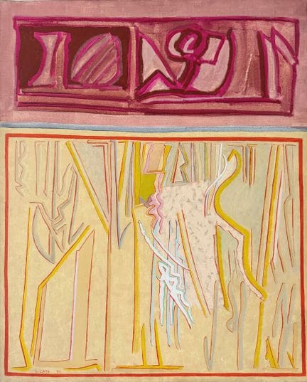 Riccardo LICATA (1929-2014)
Abstraction, 1973
Huil