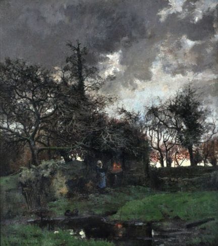 Émile LEMARIE DES LANDELLES (1847-1903)
Scène pays