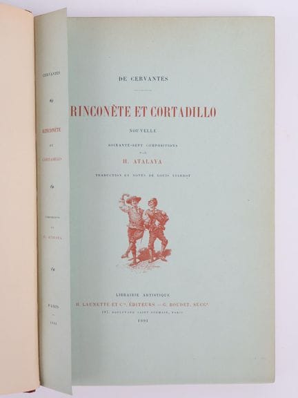 CERVANTES (Miguel de).
Rinconete y Cortadillo - Re