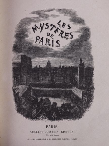 SUE (Eugène).
The Mysteries of Paris. With 81 plat