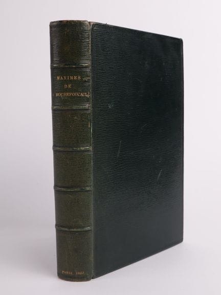 LA ROCHEFOUCAULD.
The Maxims, followed by various 