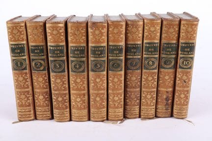 BOULANGER (Nicolas, Antoine).
Works.

10 volumes, 