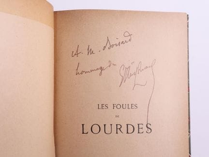 HUYSMANS (J.-K.)
The Crowds of Lourdes.

1 volume,