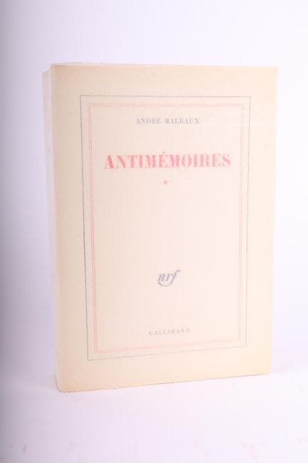 MALRAUX (André).
Antimémoires I.

1 volume, in-8, 