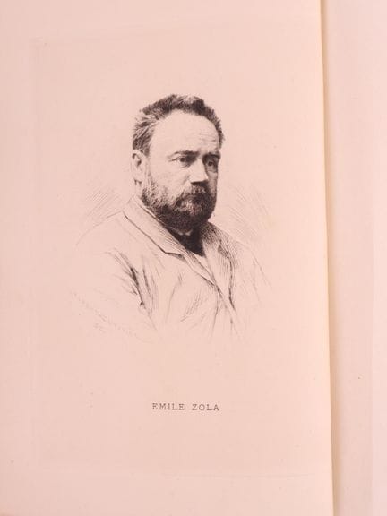 ZOLA (Émile).
A Page of Love. Frontispiece featuri