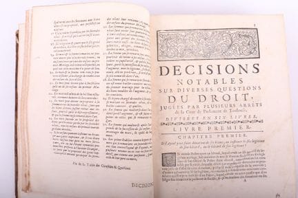 [LAW] CAMBOLAS (Jean de).
Notable Decisions on Var
