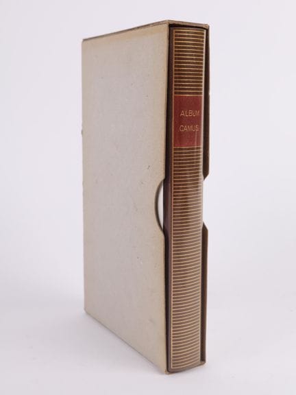 ALBUM DE LA PLEIADE
CAMUS
1 volume, in-12, full le