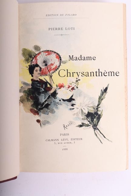 LOTI (Pierre).
Madame Chrysanthème. Drawings and w