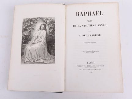 LAMARTINE (Alphonse de).
Raphaël. Pages from the T