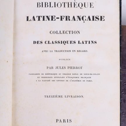 PANCKOUCKE Publishers.
FRENCH LATIN LIBRARY.

- CI