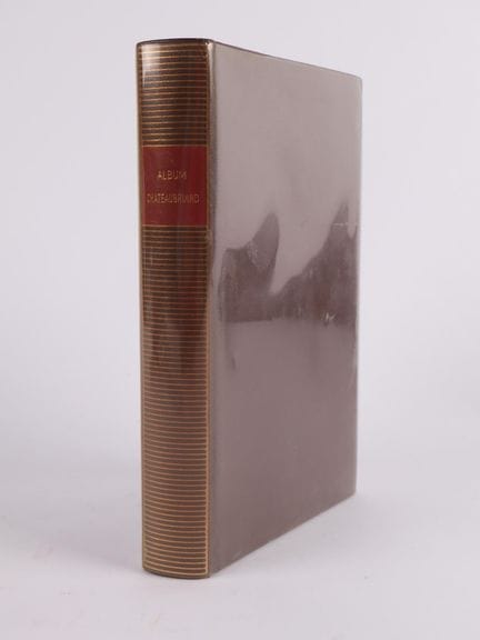ALBUM DE LA PLEIADE
CHATEAUBRIAND
1 volume, in-12,